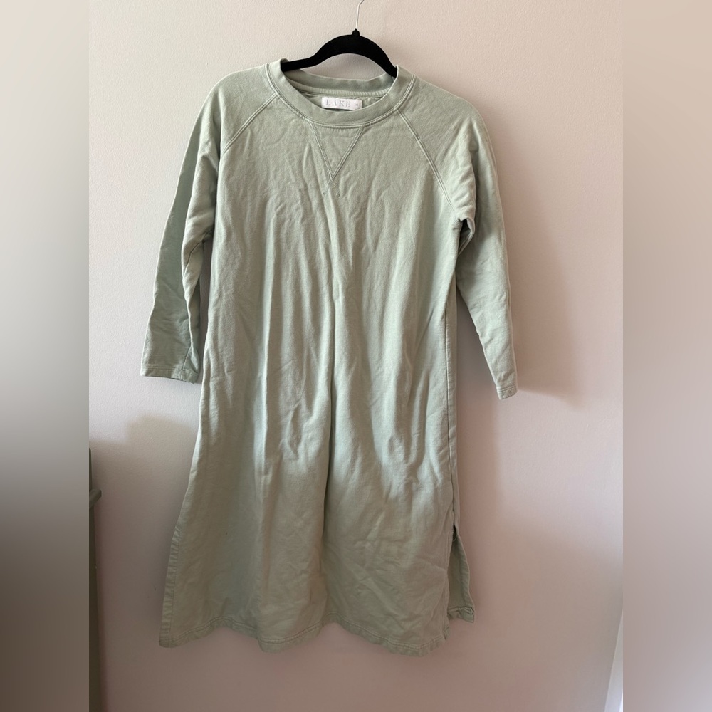 Lake pajama sweatshirt dress